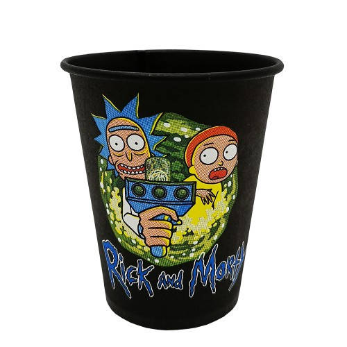 

Стакан бумажный "Rick & Morty" 175мл (50 шт), Черный