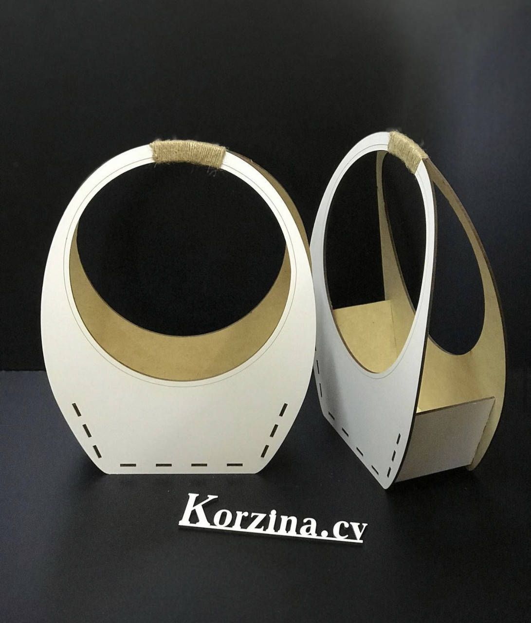 

Подарочная деревянная корзина с канатной ручкой, кашпо для цветов и подарков оформления праздника