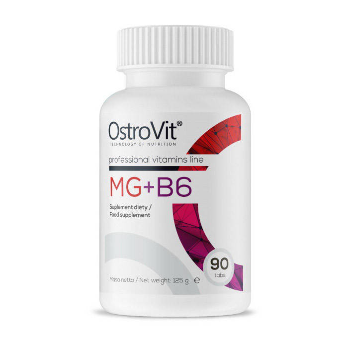 

Mg + B6 Магний + В6 OstroVit 90 tabs