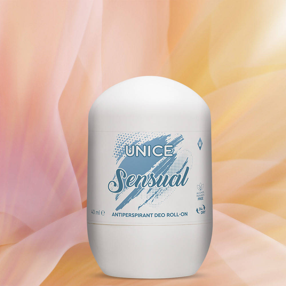 

Жіночий роликовий дезодорант-антиперспірант Unice Sensual, 40 мл