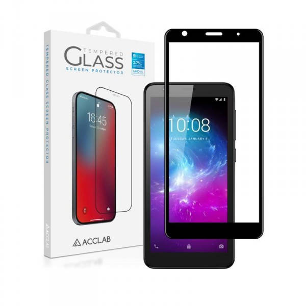 

Защитное стекло ACCLAB Full Glue для ZTE Blade L8 Black (1283126508899), Черный