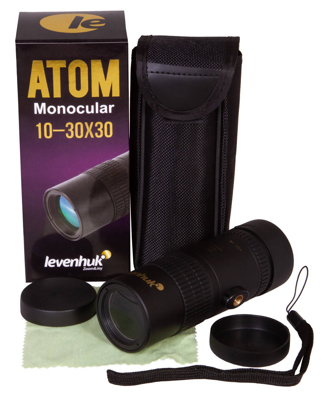 

Монокуляр Levenhuk Atom 10-30х30, 74096
