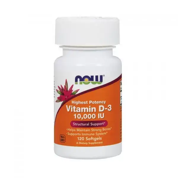 

Витамин Д Now Foods Vitamin D-3 10000 IU 120 softgels