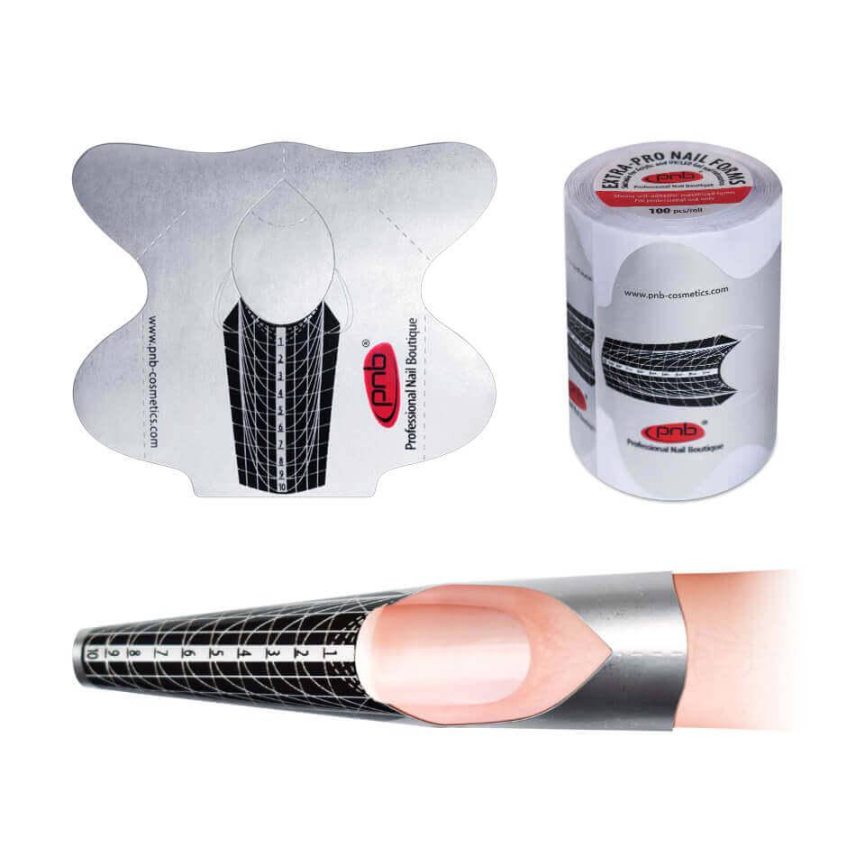 

Формы для моделирования ногтей ЭкстраПро/ExtraPro Nail Forms PNB PNB (100 шт/рул)