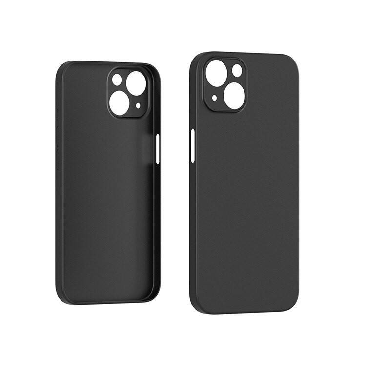 

Ультратонкий чехол для iPhone 13 Черный матовый пластик