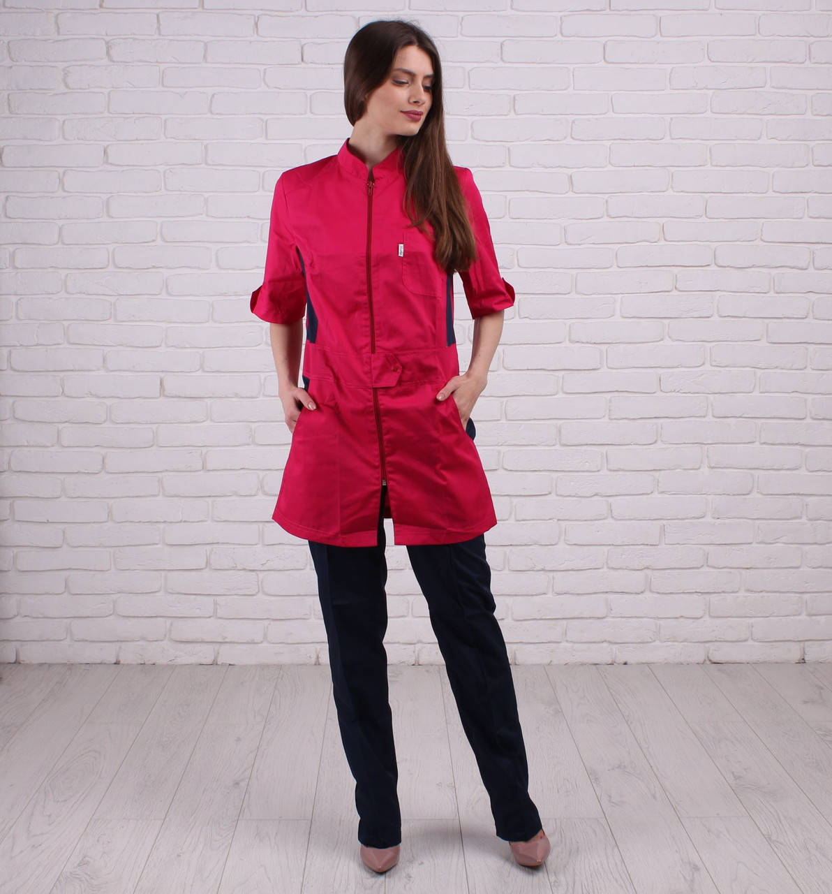 

Медицинский женский костюм Lesya коттон 52, Разные цвета