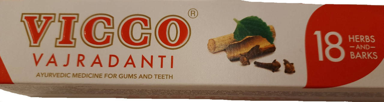 

TOOTHPASTE VICCO (100 GM) VICCO. ЗУБНАЯ ПАСТА ВИККО 100 ГРМ