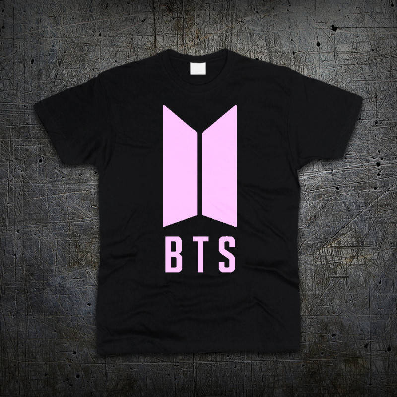 

Футболка Fruit of the Loom Лого БТС BTS Bangtan Boys Черная M (4197120)