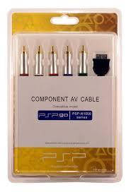 

PSP go AV кабель COMPONENT, Черный