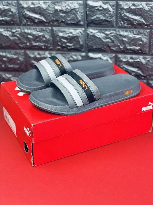 

Сланцы тапочки шлепки втетнамки шльопанці слайдеры капці Пума Puma NEW, Серый