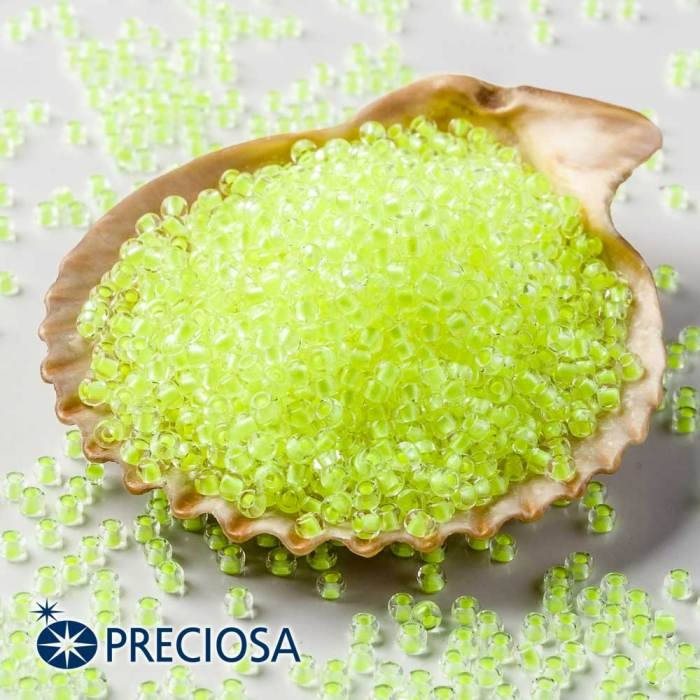 

Бисер 08786 Чешский Preciosa 10/0, Прозрачный, Окраска из Середины CTCM, Салатовый, Круглый, (УТ100021019)