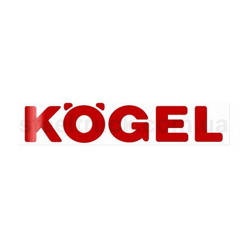 

Наклейка KOGEL 500*100 мм, красная (на задний бампер), Красный