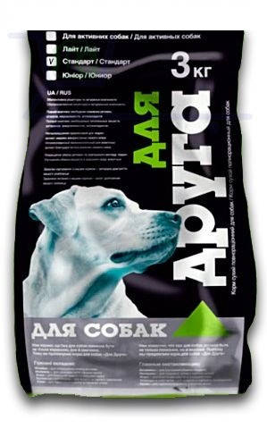 

Корм для собак Для друга 3 кг (для активных собак) O.L.KAR.