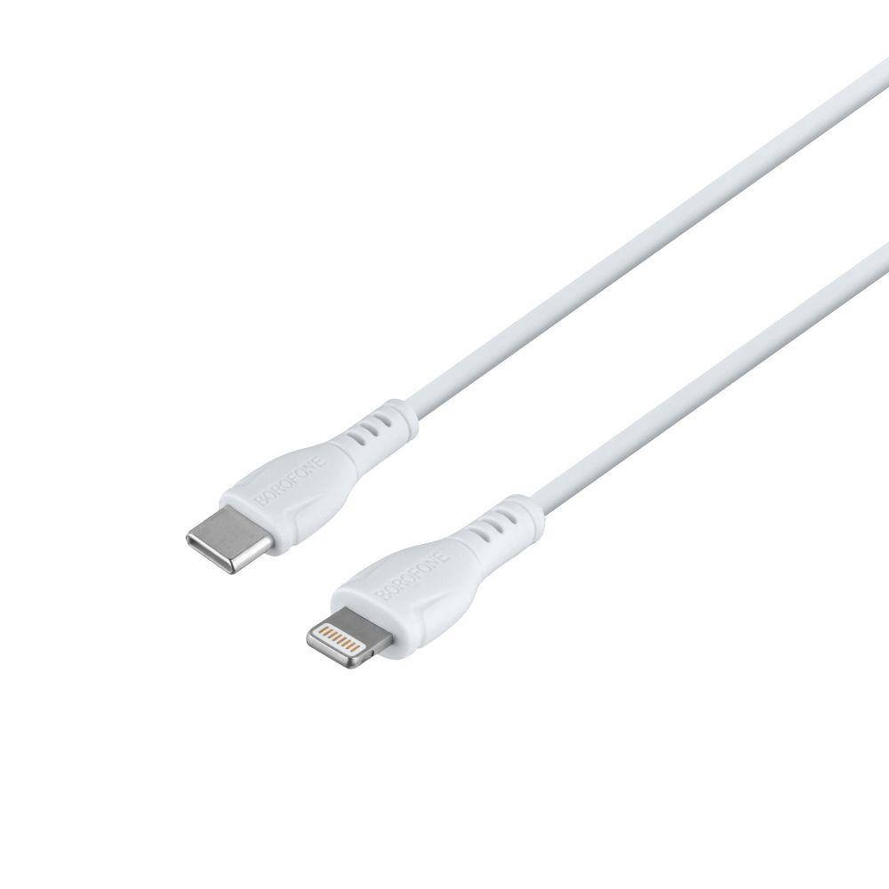 

Кабель Borofone BX51 Triumph Type-C to Lightning 12W Колір Бiлий