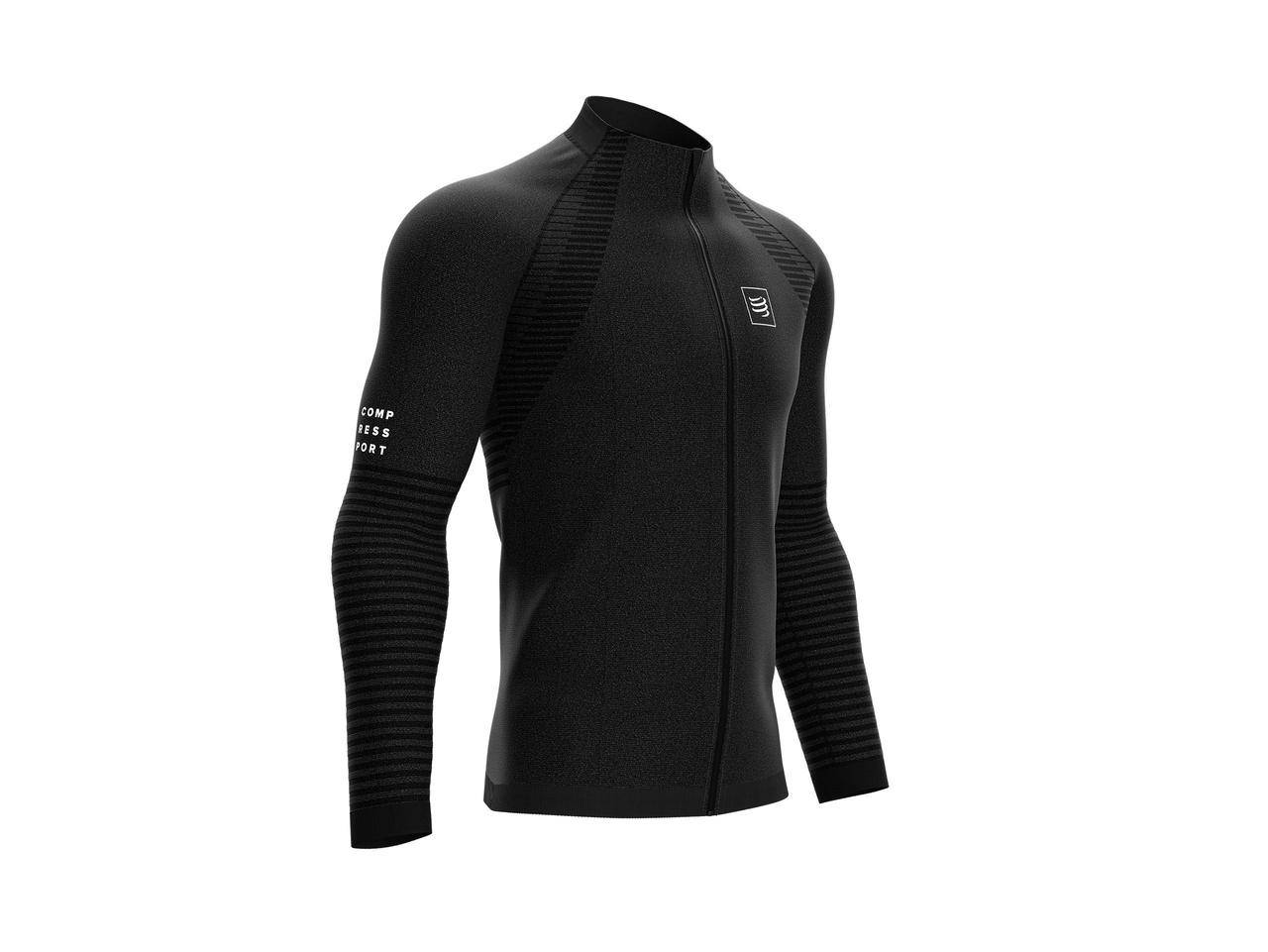 

Свитшот с застежкой-молнией Compressport Seamless Zip Sweatshirt L Черный