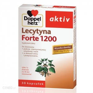 

Doppelherz Lecytyna 1200 Forte - лецитин при интенсивной умственной нагрузке, 30 таб.