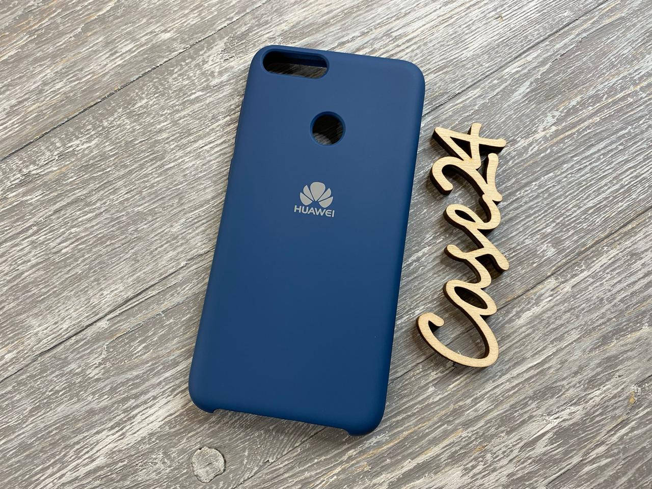 

Чехол Soft touch для Huawei P Smart (8 цветов) синий