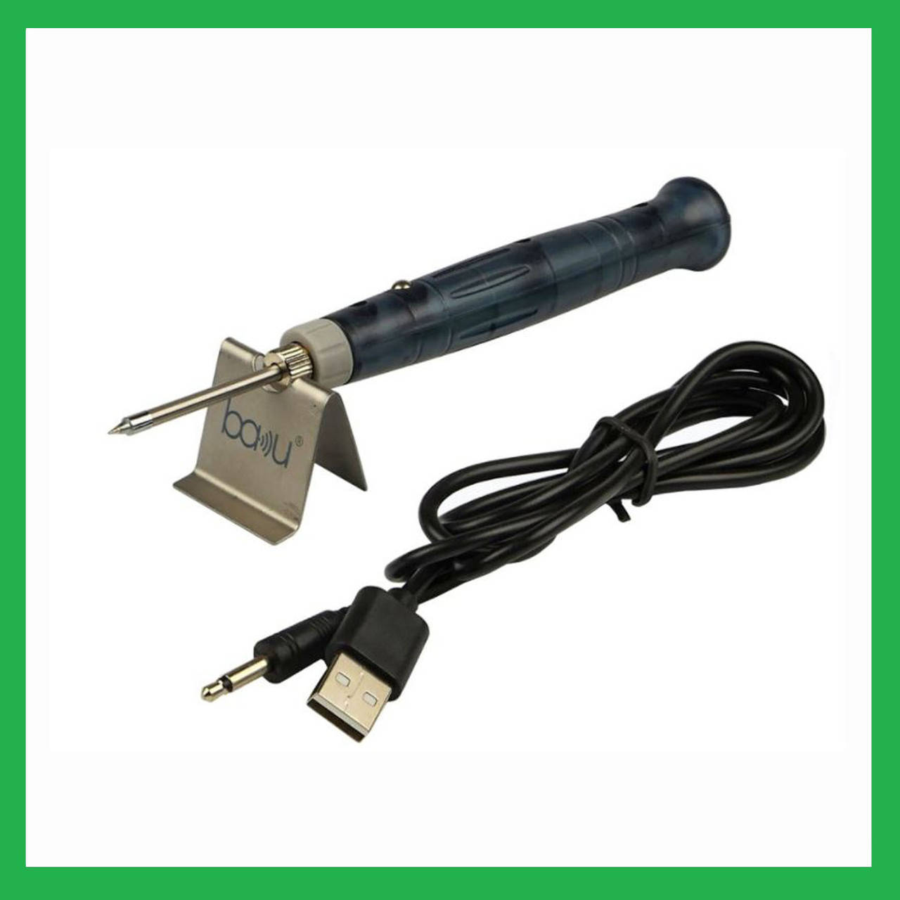 

Паяльник BAKU BK-460 портативный с подставкой (питание от USB 5V, 8W)