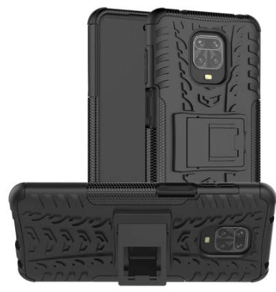 

Бронированный чехол для Xiaomi Redmi Note 9 Pro ARMOR ( Сяоми Редми Нот 9 Про ), Черный