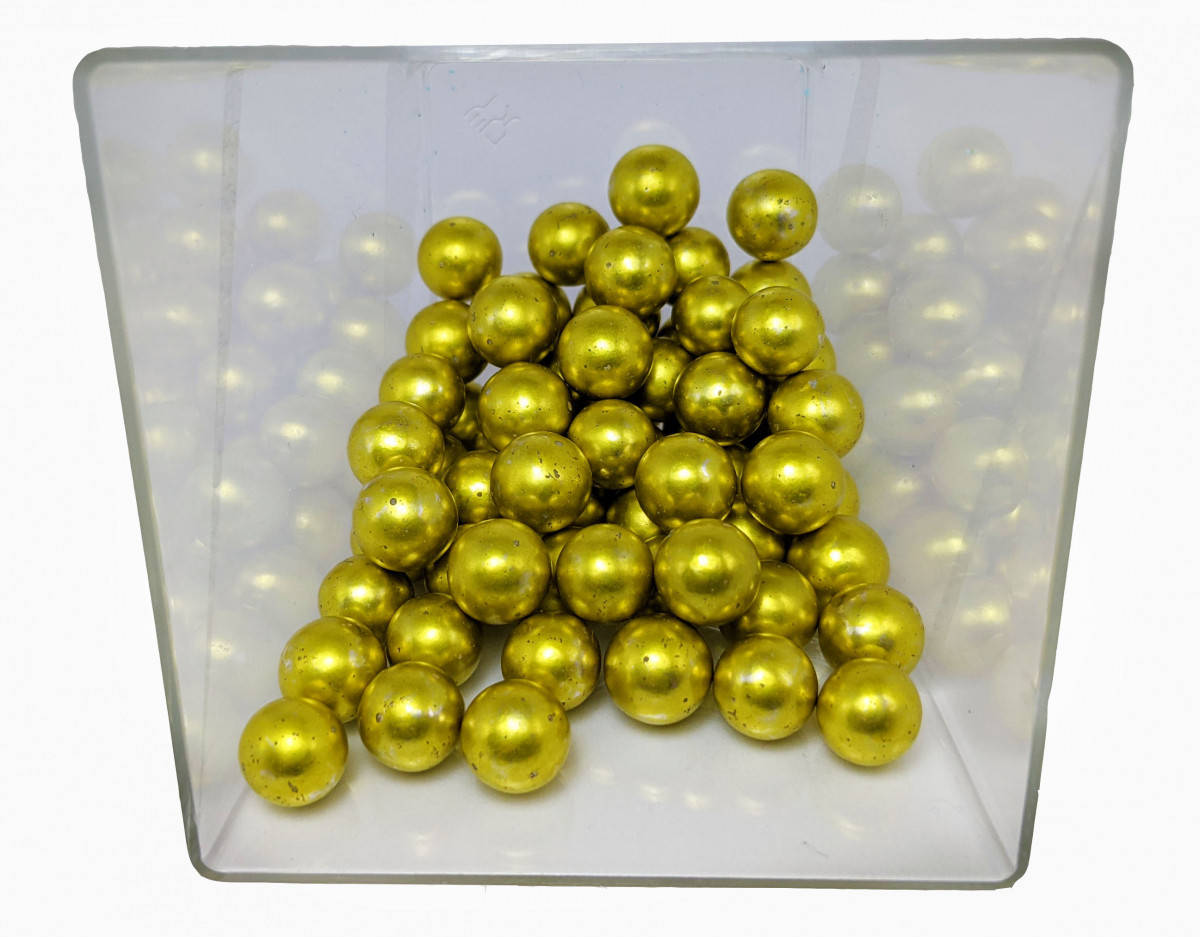 

Посыпка шарики золото 10 мм, 50 грамм