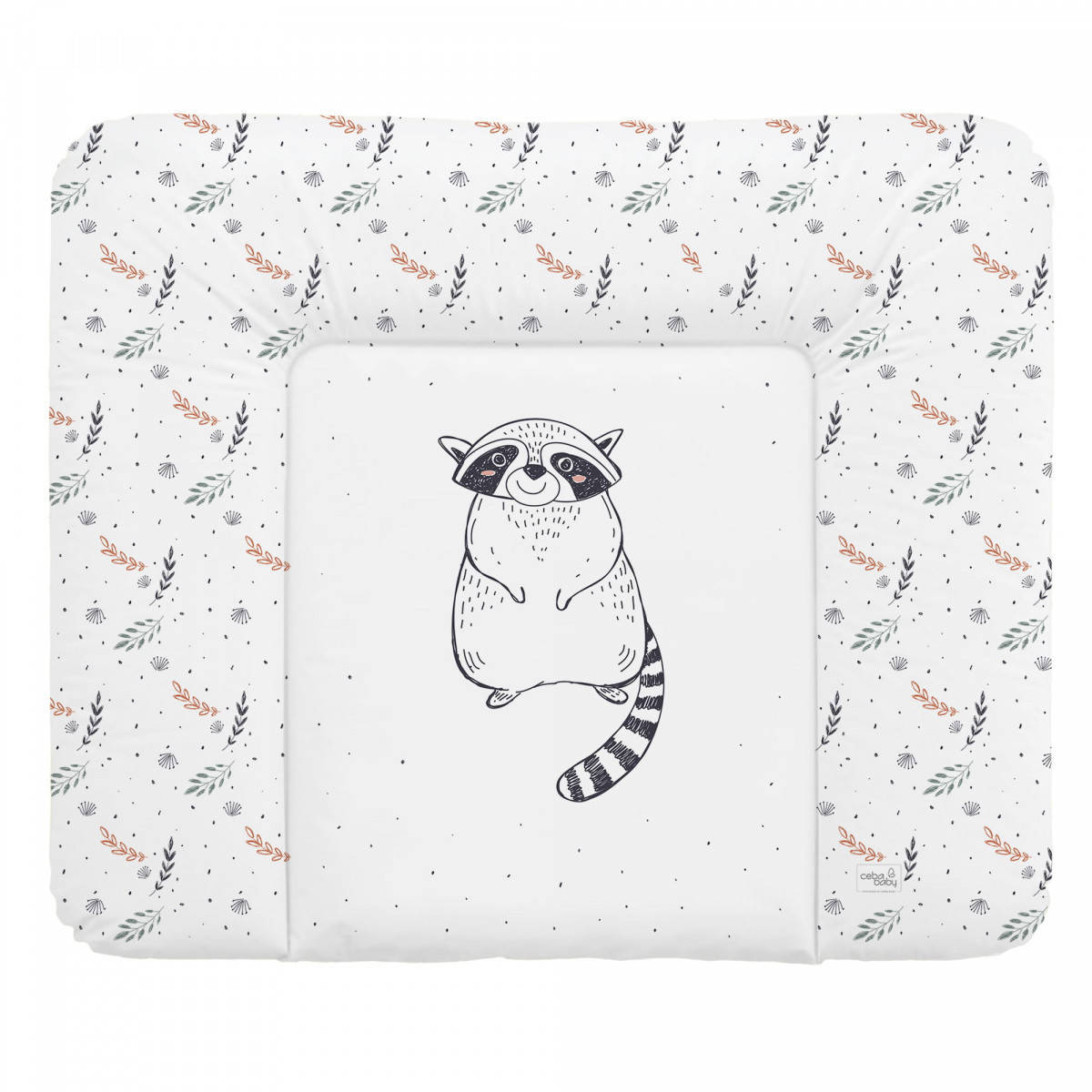 

Мягкий пеленальный матрасик Ceba Baby Raccoon (75х72см) Польша