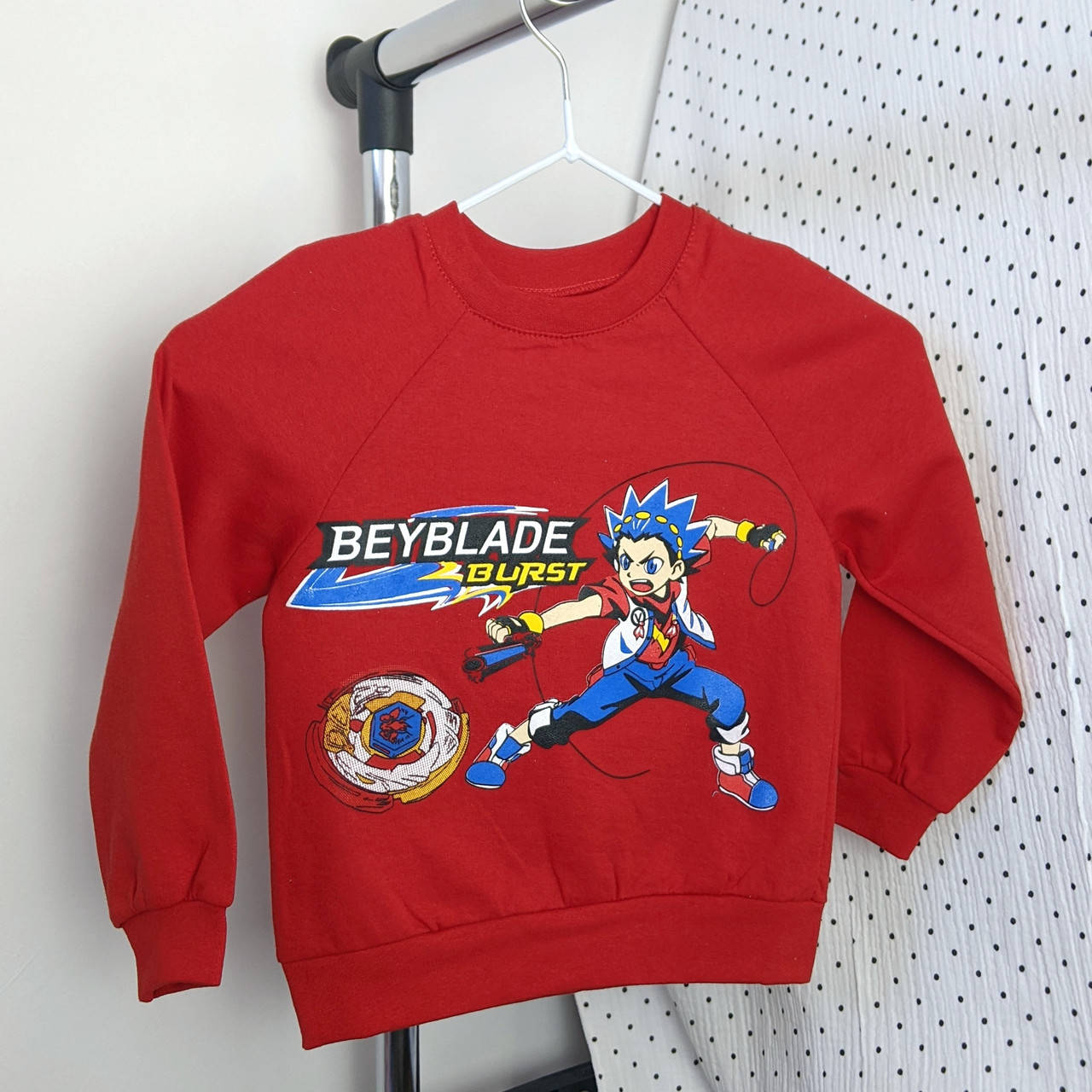 

Свитшот для мальчика начесной Бейблейд 30, Красный