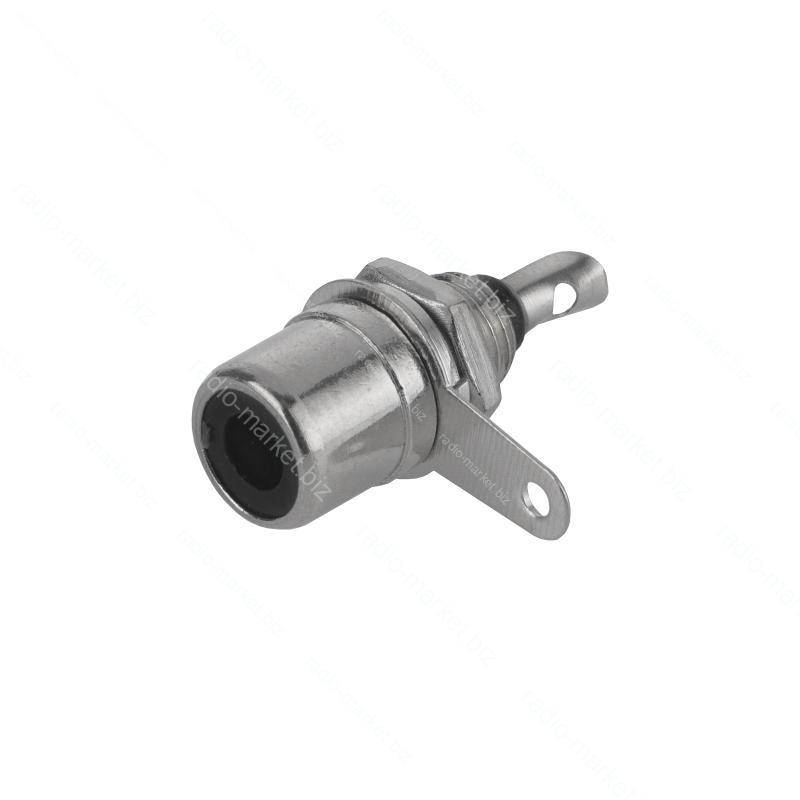 

Гнездо монтажное RCA, чёрное, Черный