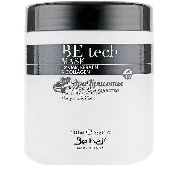 

Кислая РН-маска с кератином и коллагеном Be Tech Acidifying Mask Be Hair, 1000 мл