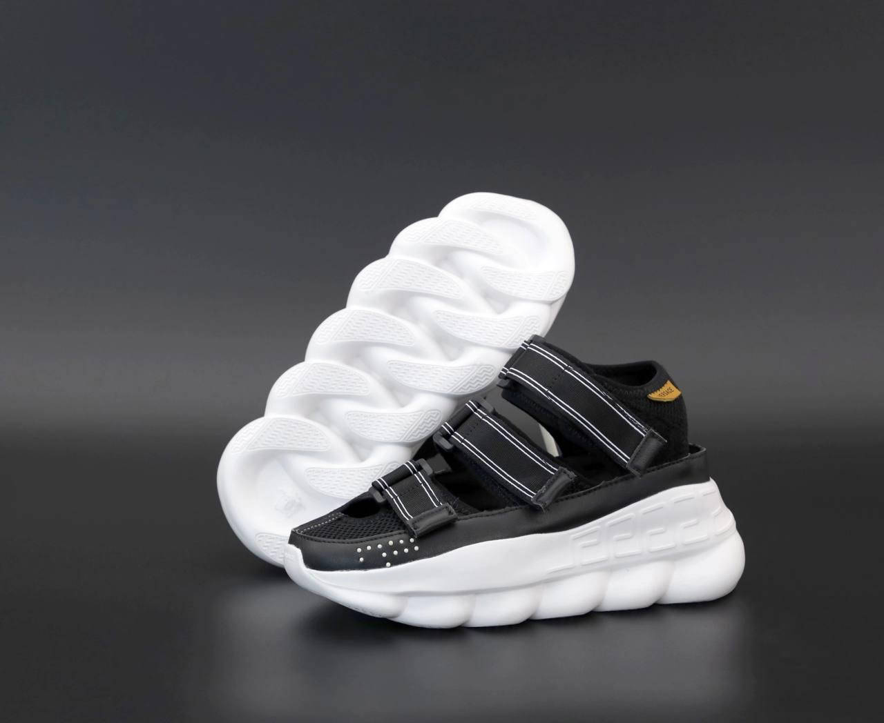 

Женские сандали Sandals versace Chain Reaction Sneakers Black 37 (23.5)