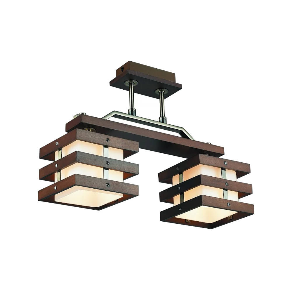 

Светильник потолочный Altalusse INL-9215C-02 Antique brass & Walnut