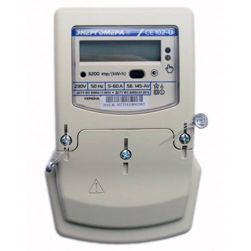 

Многотарифный однофазный счетчик CE102-U S6 145-AV Энергомера