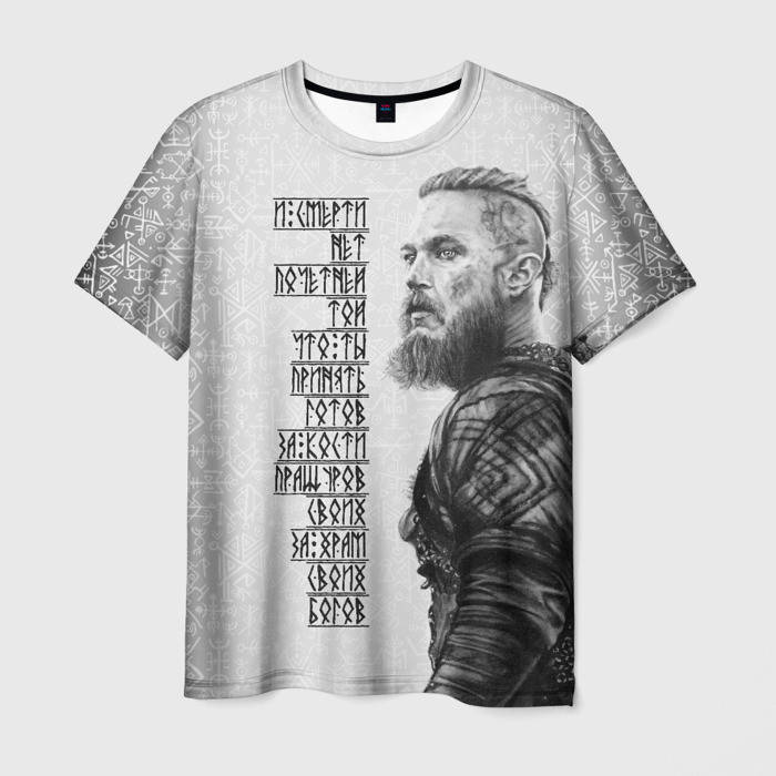 

Футболка 3D с принтом Викинг