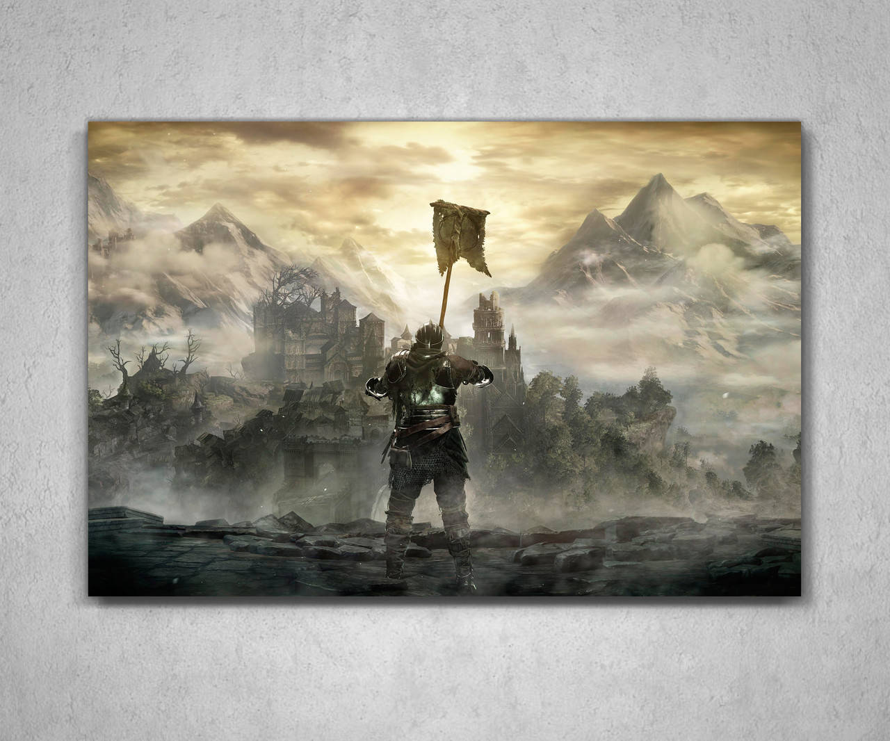 

Картина с героем игры Дарк Соулс Dark Souls 60х40