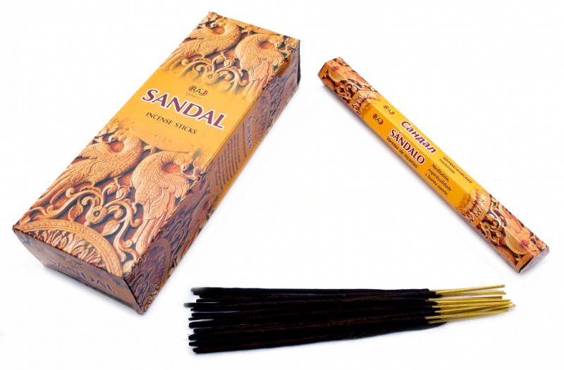 

Аромапалочки RAJ SANDAL (шестигранник) Сандал