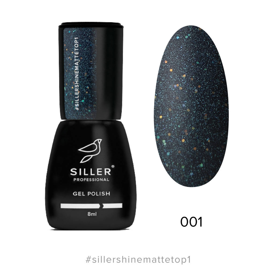 

Top Matt Shine Siller Professional 001, 8мл
