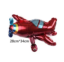 

Фольгированный шарик мини-фигура КНР (27х49 см) Самолёт, Разные цвета