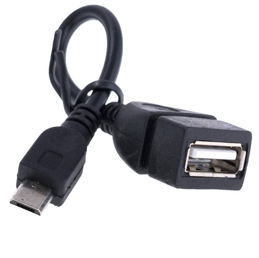 

Кабель OTG USB 2.0 AF – micro USB Тип B 0.1 м OTG