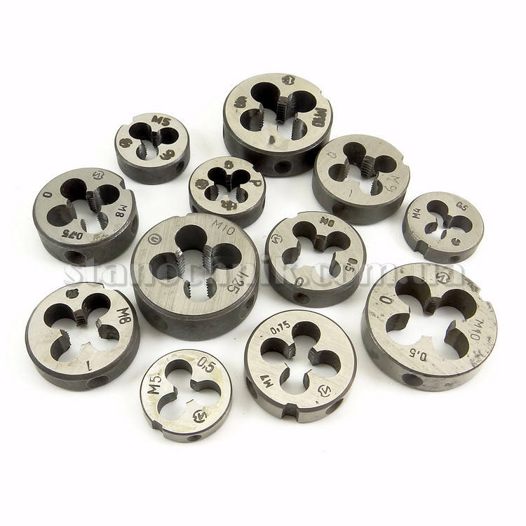 

Плашка М 10х1,25 9ХС