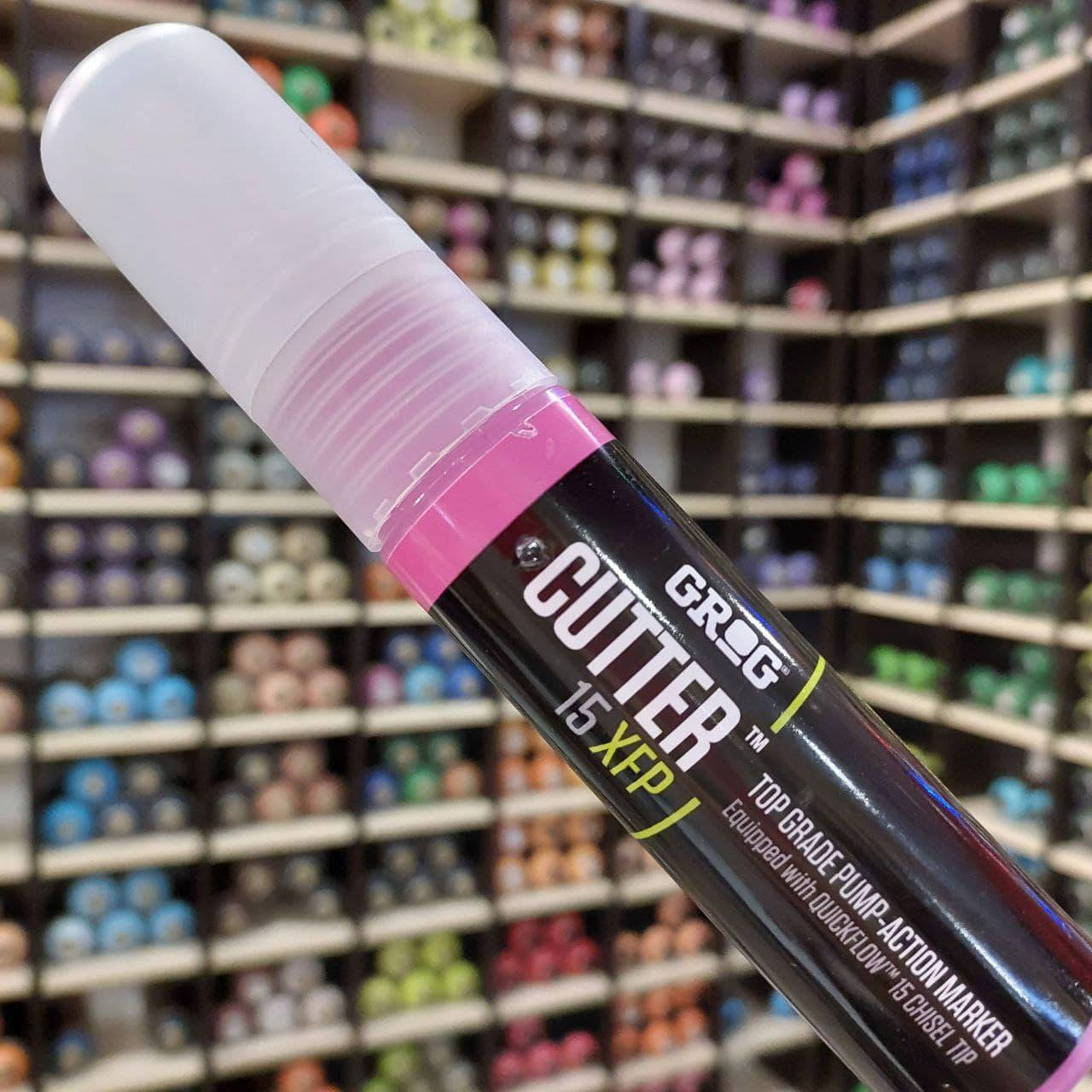 

Маркер спиртовой Grog Cutter 15 XFP Jellyfish Fuchsia (Розовый) 15мм