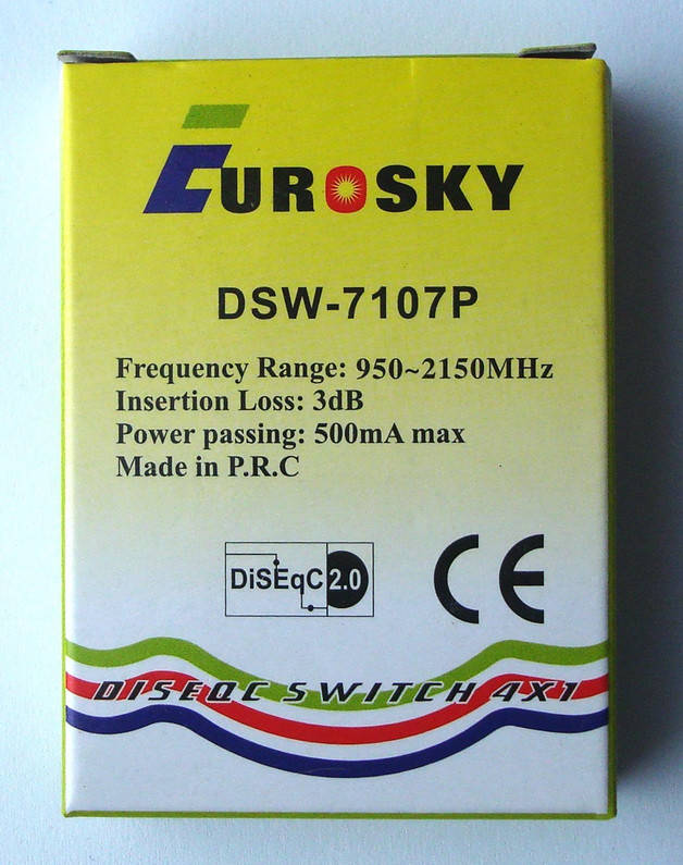 

DiSEqC 4х1 Eurosky DSW-7107P