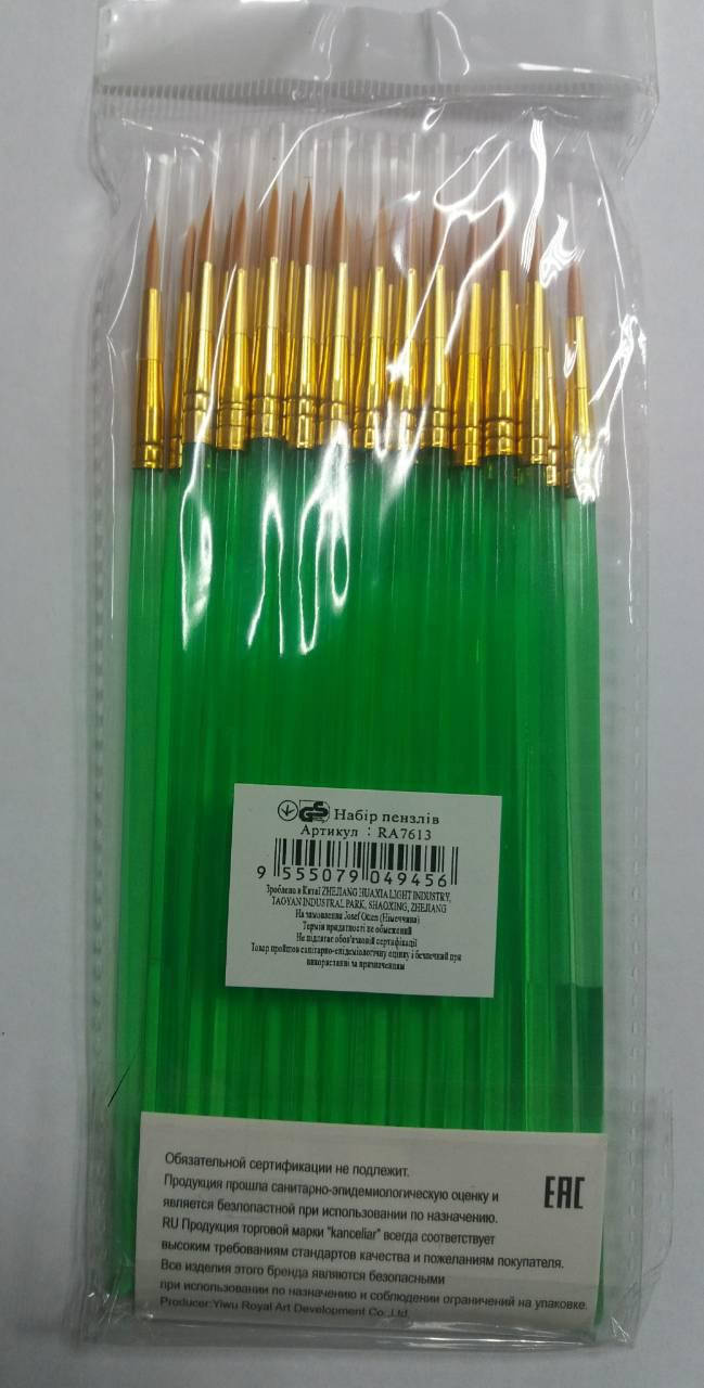 

Кисти нейлон круглые 3 RA-7613