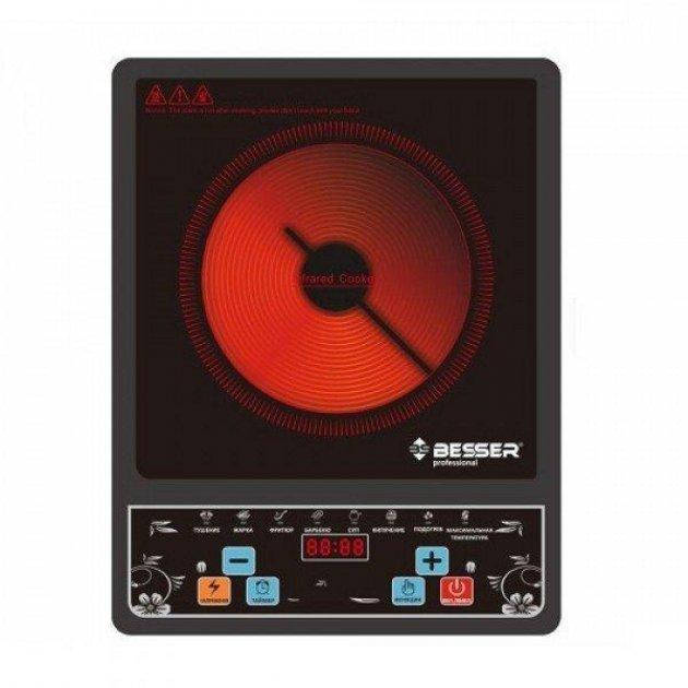 

Электроплита инфракрасная настольная Besser BS-10248 2000W Black/Черный