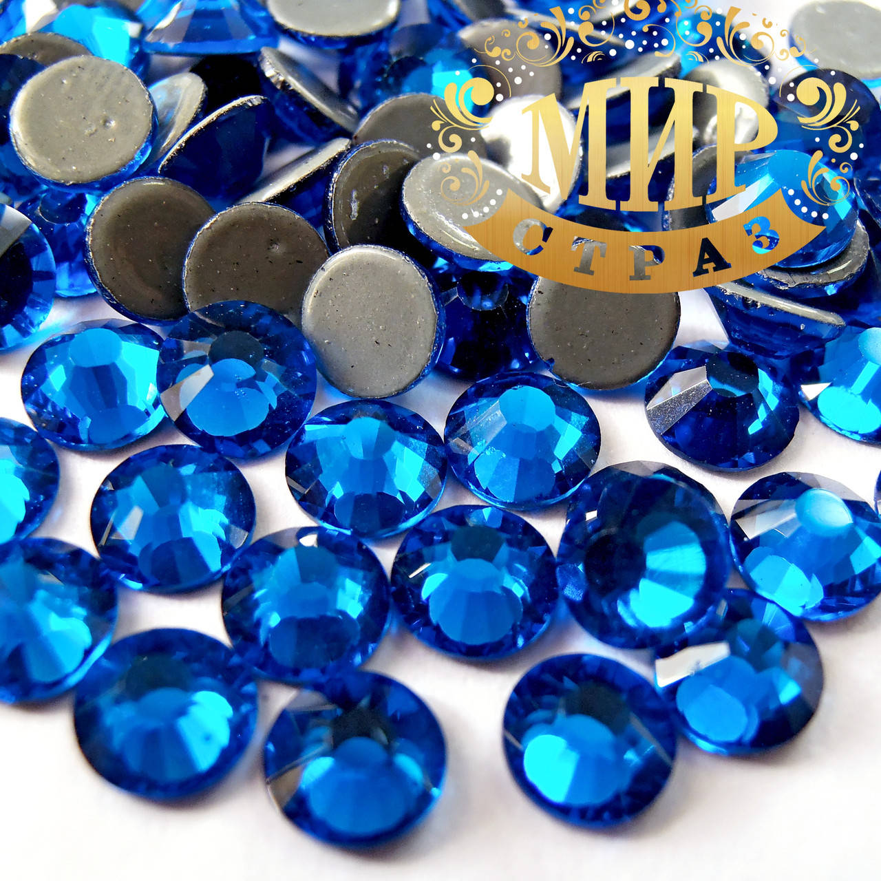 

Стразы DMC Премиум Hotfix, Caprie Blue, ss16(4mm), 100шт.