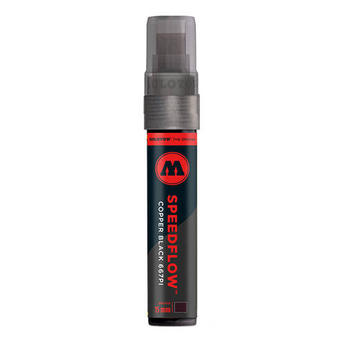 

Маркер спиртовой Molotow 667PI Speedflow 15мм (Черный)