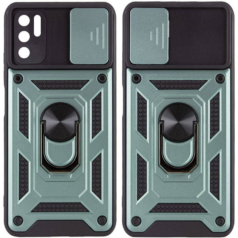 

Ударопрочный Чехол Camshield Serge Ring for Magnet для Xiaomi Redmi Note 10 5G / Poco M3 Pro