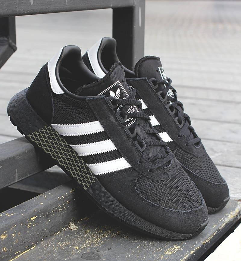 

Мужские кроссовки Adidas Marathon в стиле адидас Маратон Черные 43, Черный