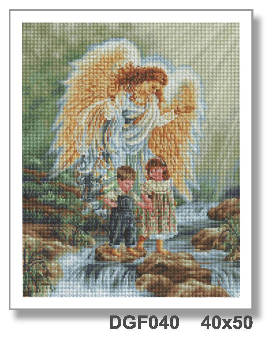 

Алмазна мозаїка "Ангел і діти" 40*50 см