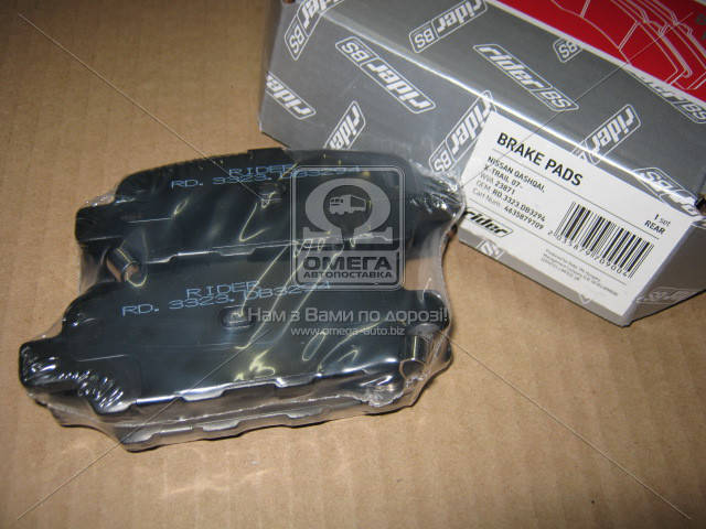 

Колодки тормозные дисковые NISSAN QASHQAI, X-TRAIL 07- задние Гарантия