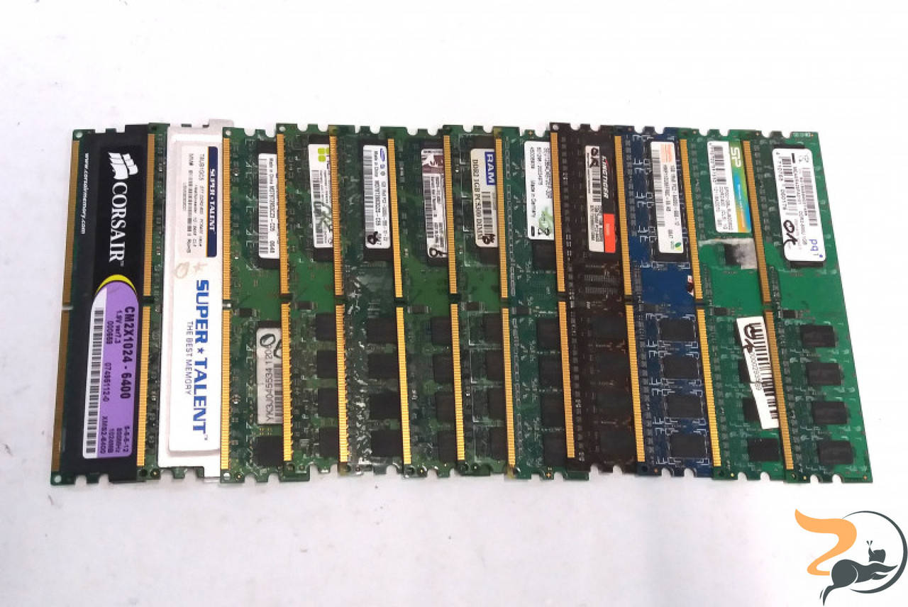 

Оперативна память для ПК 1Gb, DDR2, 444MHz-800MHz, Б/В, протестована, робоча,