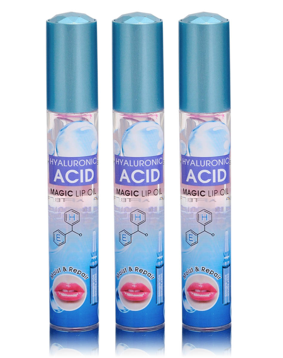 

Блеск для увеличения объёма губ с гиалуроновой кислотой Hyaluronic Acid Magic Lip Oil